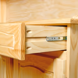 Altobuy - stan - Buffet Vaisselier 5 Portes 3 Tiroirs Bois Massif - Naturel - Vue supplémentaire 4