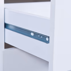 Altobuy - jenny - Commode 8 Tiroirs Coloris Blanc - Blanc - Vue supplémentaire 4