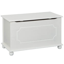 Altobuy - kalisha - Coffre à Jouets Bois Massif Vernis Blanc - Blanc