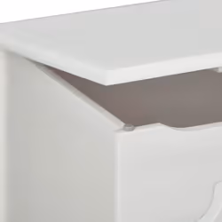 Altobuy - kalisha - Coffre à Jouets Bois Massif Vernis Blanc - Blanc