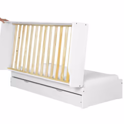 Barbara - Pack Lit Gigogne 3 Couchages 90x200cm Blanc + 2 Matelas Ibiza - Vue supplémentaire 4
