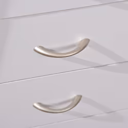 Altobuy - teo - Caisson 4 Tiroirs sur Roulettes Coloris Blanc - Blanc - Vue supplémentaire 7