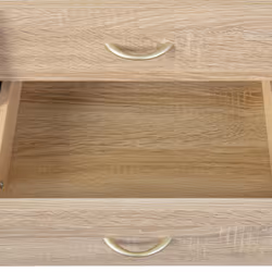 Altobuy - ersoy - Caisson 4 Tiroirs sur Roulettes Aspect Chêne - Marron clair - Vue supplémentaire 7