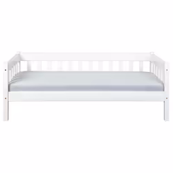 Matheus - Banquette-Lit 90x200cm Vernis Blanc