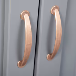 Melina - Buffet 2 Portes 2 Tiroirs Coloris Gris - Gris - Vue supplémentaire 5