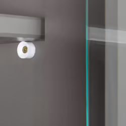 MELINA - Buffet Vaisselier 5 Portes 3 Tiroirs Coloris Gris - Vue supplémentaire 6