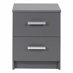 Altobuy 3663738064231, Table de chevet, Gris, Tableau à particules, 410 mm, 400 mm, 510 mm