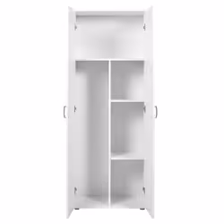 Altobuy - teo - Armoire Multiusage 2 Portes Coloris Blanc