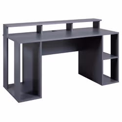 Altobuy - mario - Bureau Gamer Multi-Rangement Anthracite - Gris anthracite - Vue supplémentaire 4