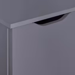 Altobuy - jenny - Meuble 2 Portes 4 Tiroirs Coloris Anthracite - Gris anthracite - Vue supplémentaire 5