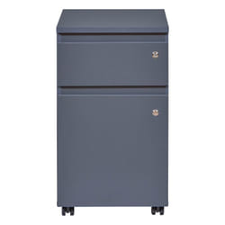 Altobuy - mario - Caisson Bureau Verrouillable 1 Porte 1 Tiroir Gris - Gris anthracite