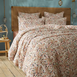 Isis - Housse de Couette 200x200cm Gaze de Coton Motif Liberty