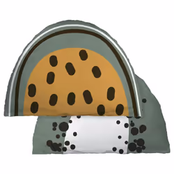 Altobuy - fruiy - Coussin Déhoussable 35x50cm Coton Motif Fruits - Vert