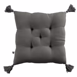 Altobuy 3663738066365, Gris, Carré, Coussin décoratif