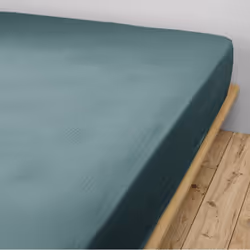 OUREA - Drap Housse 90x190cm Gaze de Coton Canard