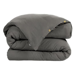 Altobuy 3663738066686 housse de couette Gris Coton 200 x 200 cm