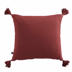 Altobuy 3663738066860, Bordeaux, Carré, Coussin décoratif