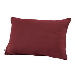 Altobuy 3663738066990 Taie d'oreiller Bordeaux 50 x 70 cm Coton