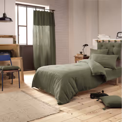 Altobuy 3663738067119 housse de couette Vert Coton 200 x 200 cm