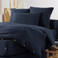 Altobuy OUREA Bleu 60 x 60 cm Coton