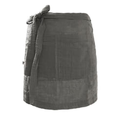 Altobuy - ourea - Demi-Tablier avec Double Poche Gaze de Coton Granit - Gris