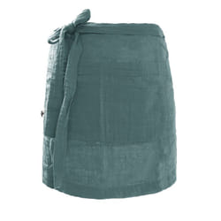Altobuy - ourea - Demi-Tablier avec Double Poche Gaze de Coton Canard - Bleu