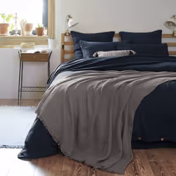 Altobuy 3663738068406 plaid Coton Gris - Vue supplémentaire 5