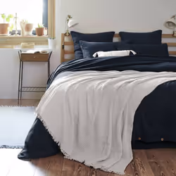 Altobuy 3663738068413 plaid Coton Gris - Vue supplémentaire 5