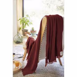Altobuy 3663738068482 plaid Coton Bordeaux