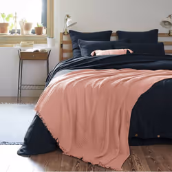 Altobuy 3663738068888 plaid Coton Rose - Vue supplémentaire 5