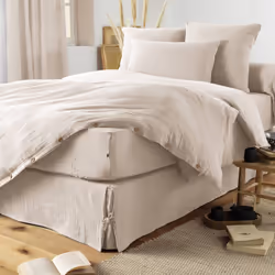 Altobuy 3663738068994 Taie d'oreiller Gris 50 x 70 cm Coton