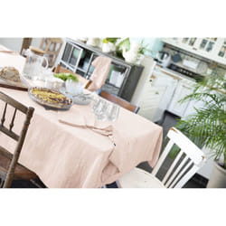 Ourea - Nappe Rectangulaire 150x250cm Gaze de Coton Guimauve
