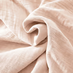 Ourea - Nappe Rectangulaire 150x250cm Gaze de Coton Guimauve