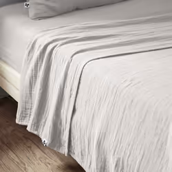 Altobuy 3663738069472, Drap de lit, Coton, 270 x 300 cm, Gris, Inde, 360 mm
