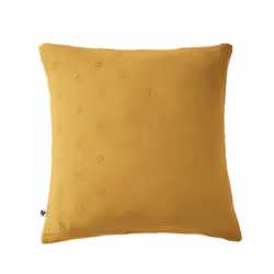 Altobuy 3663738069625, Jaune, Coton, Adulte, Ourea motif, Inde, 60 x 60 cm