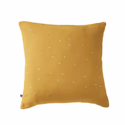 Altobuy 3663738069908, Jaune, Coton, Adulte, Ourea motif, Inde, 60 x 60 cm