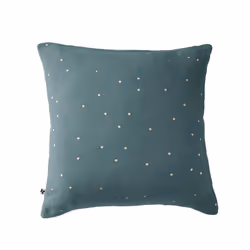 Altobuy 3663738069922, Bleu, Coton, Adulte, Ourea motif, Inde, 60 x 60 cm