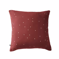 Altobuy 3663738069960, Bordeaux, Coton, Adulte, Ourea motif, Inde, 60 x 60 cm