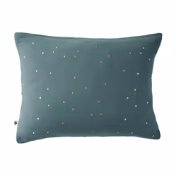 Altobuy 3663738070041, Bleu, Coton, Adulte, Ourea motif, Inde, 50 x 70 cm