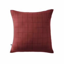 Altobuy 3663738070249, Bordeaux, Coton, Adulte, Ourea motif, Inde, 60 x 60 cm