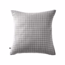 Altobuy 3663738070454, Gris, Coton, Adulte, Ourea motif, Inde, 60 x 60 cm