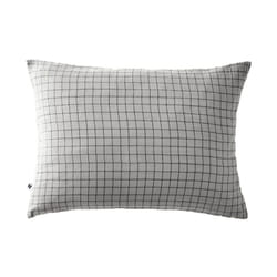 OUREA MOTIF - Taie d'Oreiller 50x70cm Gaze de Coton Nuage à Petits Carreaux