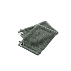Emma - Lot de 2 Gants 15x21cm en Coton Bio Coloris Romarin - Vert