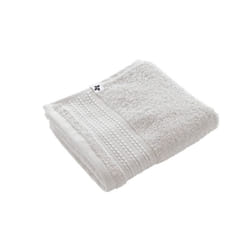 Altobuy - emma - Serviette Invité 30x50cm en Coton Bio Coloris Chantilly - Blanc