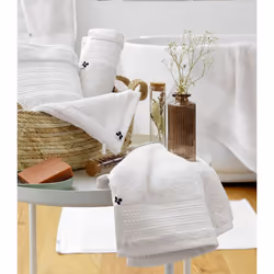 Altobuy 3663738070966 serviette de bain Coton Blanc