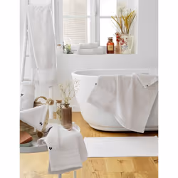 Altobuy 3663738070966 serviette de bain Coton Blanc