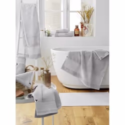 Altobuy 3663738070980 serviette de bain Coton Gris - Vue supplémentaire 4