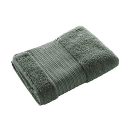 Emma - Serviette de Douche 70x130cm en Coton Bio Coloris Romarin - Vert