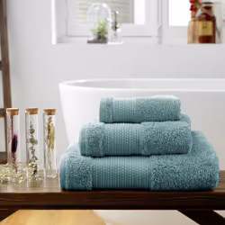 Altobuy 3663738071086 serviette de bain Coton Bleu - Vue supplémentaire 6