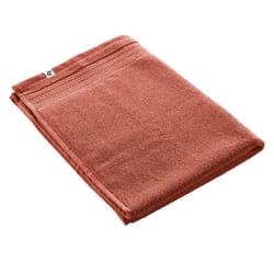 EMMA - Tapis de Bain 50x70cm en Coton Bio Coloris Terracotta